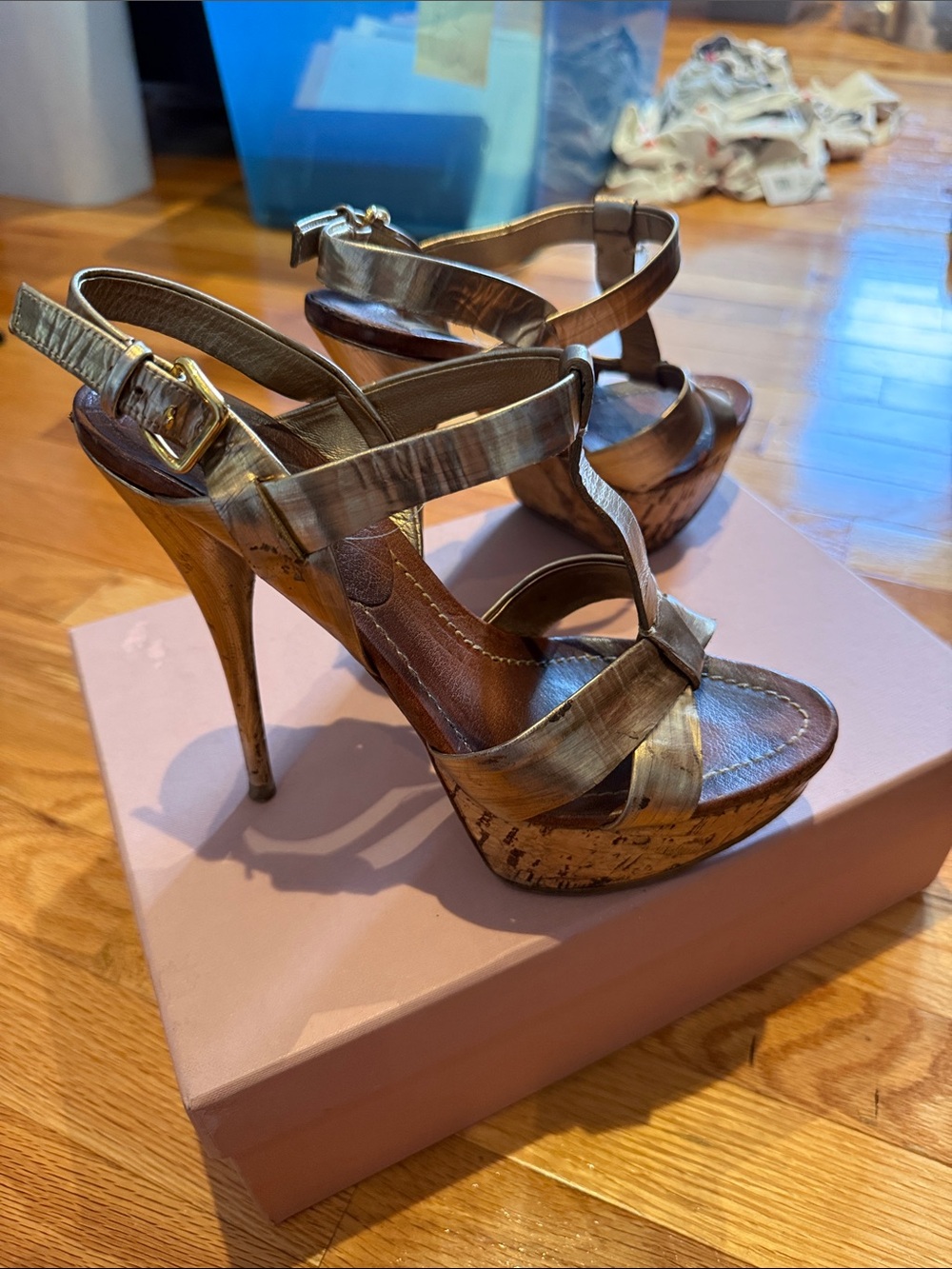 Miu Miu Metal Scratch Calzature Donna